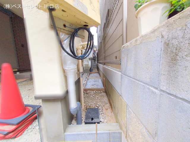 埼玉県蕨市北町４丁目の新築戸建て外構写真 2025年11月5日撮影