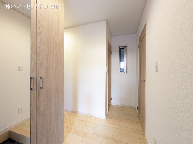 埼玉県蕨市北町４丁目の新築戸建て玄関写真 2025年12月22日撮影