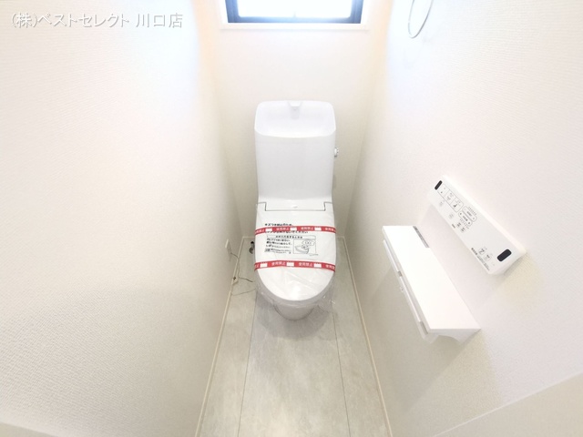 埼玉県川口市東川口6丁目の新築戸建てトイレ写真 2025年9月25日撮影