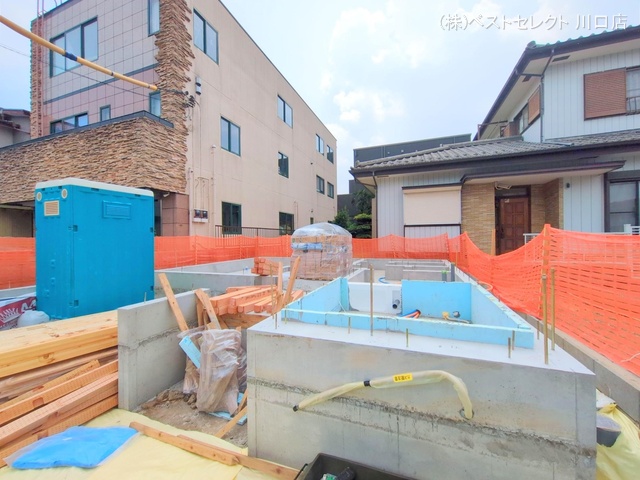 埼玉県川口市東川口6丁目の新築戸建て基礎写真 2025年7月8日撮影