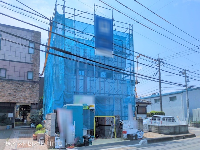 埼玉県川口市東川口6丁目の新築戸建てシート写真 2025年8月4日撮影