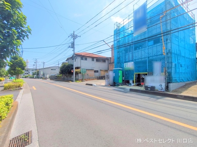 埼玉県川口市東川口6丁目の新築戸建てシート写真 2025年8月4日撮影
