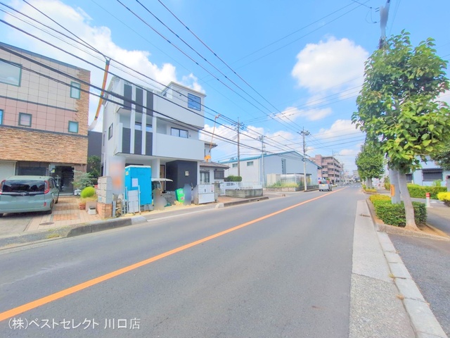 埼玉県川口市東川口6丁目の新築戸建て外構写真 2025年8月31日撮影
