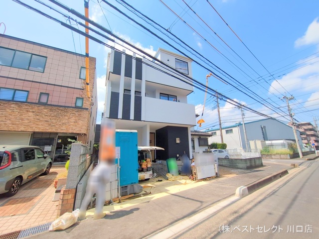 埼玉県川口市東川口6丁目の新築戸建て外構写真 2025年8月31日撮影