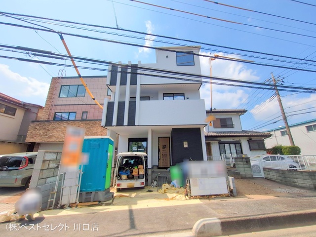 埼玉県川口市東川口6丁目の新築戸建て外構写真 2025年8月31日撮影