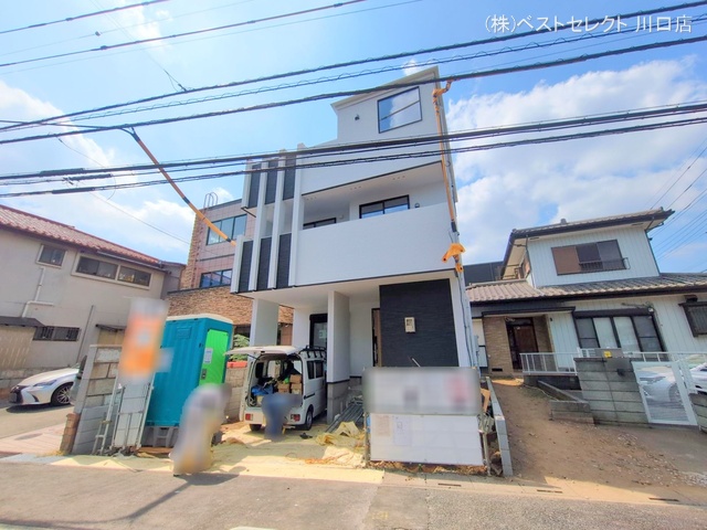埼玉県川口市東川口6丁目の新築戸建て外構写真 2025年8月31日撮影