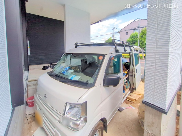 埼玉県川口市東川口6丁目の新築戸建て外構写真 2025年8月31日撮影