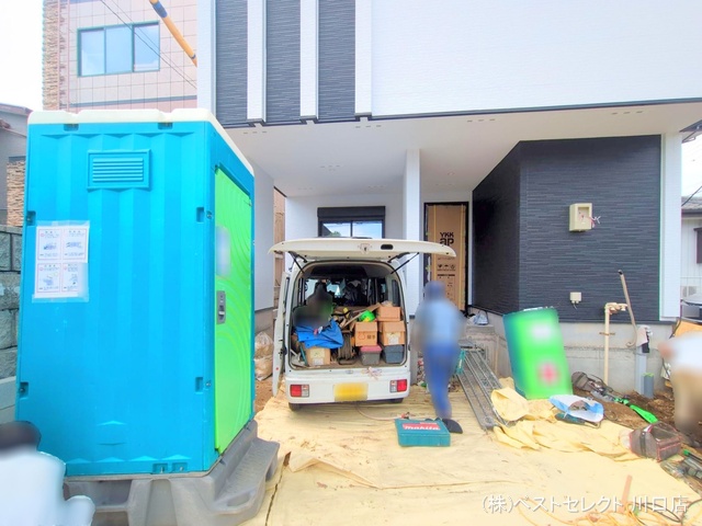 埼玉県川口市東川口6丁目の新築戸建て外構写真 2025年8月31日撮影