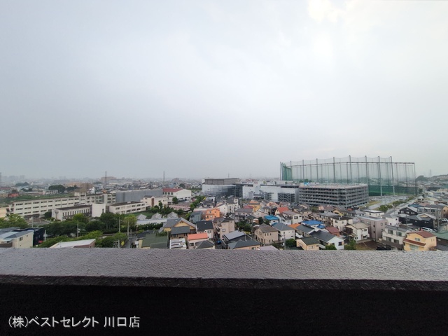 埼玉県川口市大字里のマンション『シーズガーデングリーンパティオ』バルコニー写真 2025年6月30日撮影