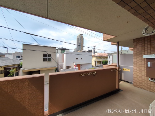 埼玉県川口市元郷1丁目のマンション『レーベンハイム川口元郷サザンテラス』バルコニー写真 2025年7月2日撮影