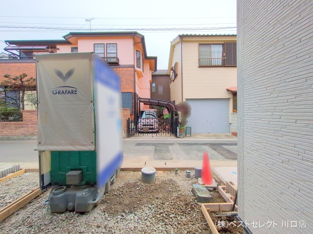 埼玉県川口市前川町４丁目の新築戸建て外構写真 2025年12月2日撮影