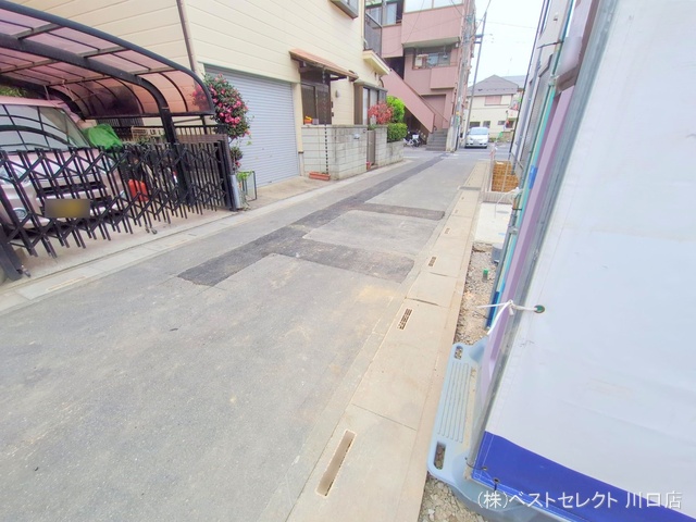 埼玉県川口市前川町４丁目の新築戸建て外構写真 2025年12月2日撮影