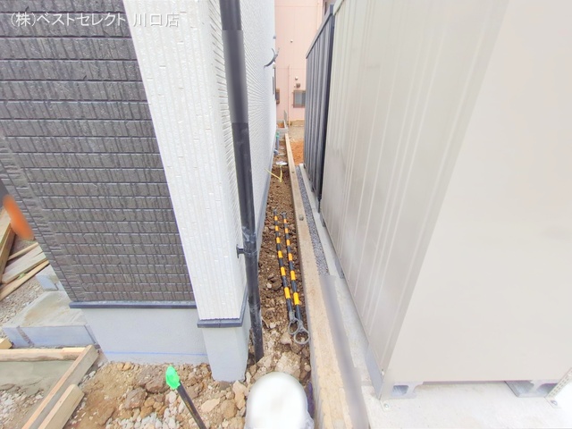 埼玉県川口市前川町４丁目の新築戸建て外構写真 2025年12月2日撮影