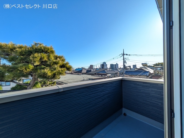 埼玉県蕨市北町２丁目の新築戸建てバルコニー写真 2026年2月2日撮影