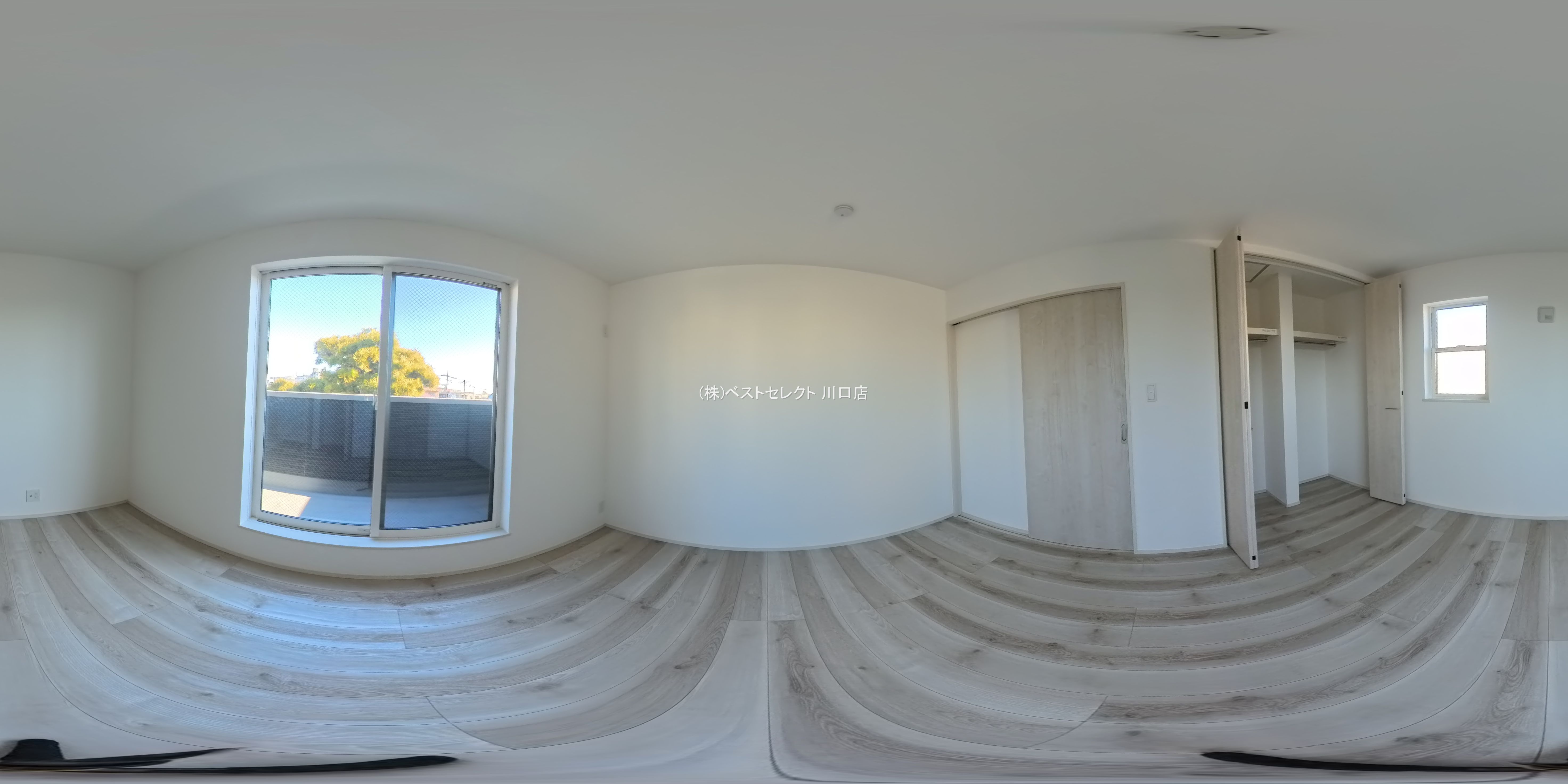 埼玉県蕨市北町２丁目の新築戸建てパノラマ（居室メイン）写真 2026年2月2日撮影