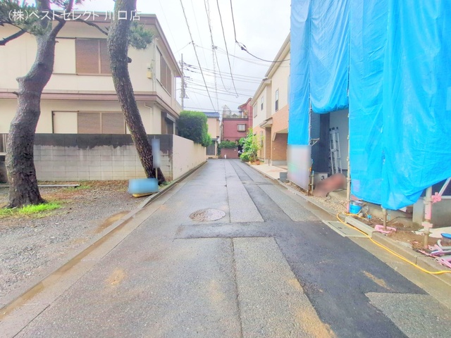 埼玉県蕨市北町２丁目の新築戸建てシート写真 2025年6月24日撮影