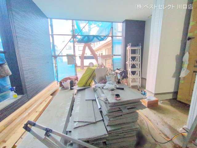 埼玉県蕨市北町２丁目の新築戸建てシート写真 2025年6月24日撮影