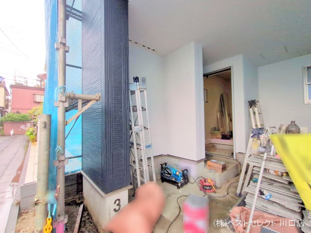 埼玉県蕨市北町２丁目の新築戸建てシート写真 2025年6月24日撮影