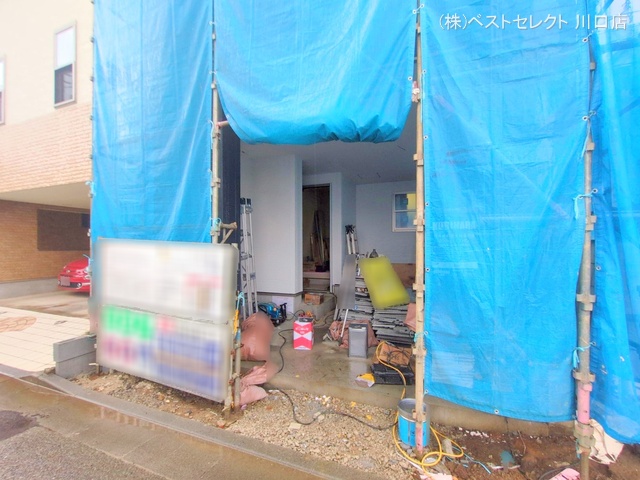 埼玉県蕨市北町２丁目の新築戸建てシート写真 2025年6月24日撮影