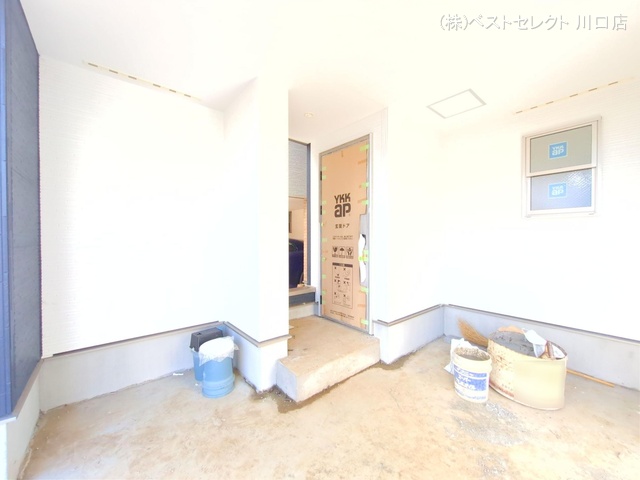 埼玉県蕨市北町２丁目の新築戸建て外構写真 2025年7月17日撮影