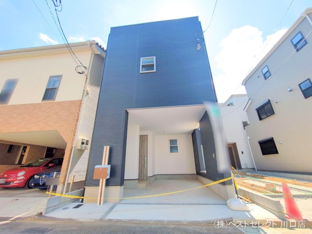 埼玉県蕨市北町２丁目の新築戸建て完成写真 2025年8月14日撮影