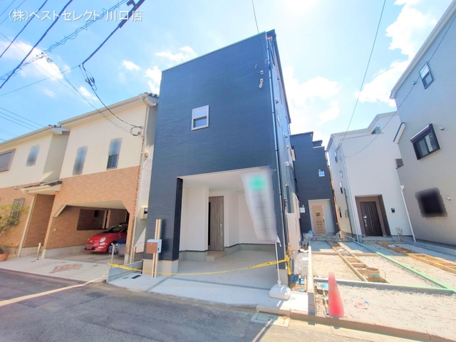 埼玉県蕨市北町２丁目の新築戸建て完成写真 2025年8月14日撮影