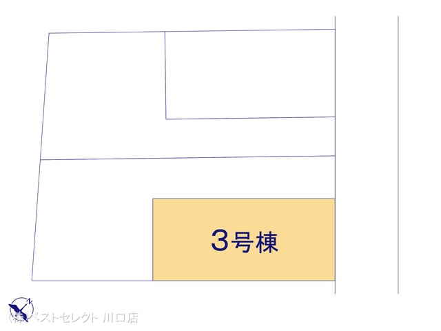 埼玉県蕨市北町２丁目の新築戸建て全体区画図 ※図面と異なる場合は現況を優先