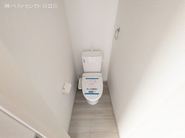 埼玉県川口市戸塚境町の新築戸建てトイレ写真 2025年12月22日撮影