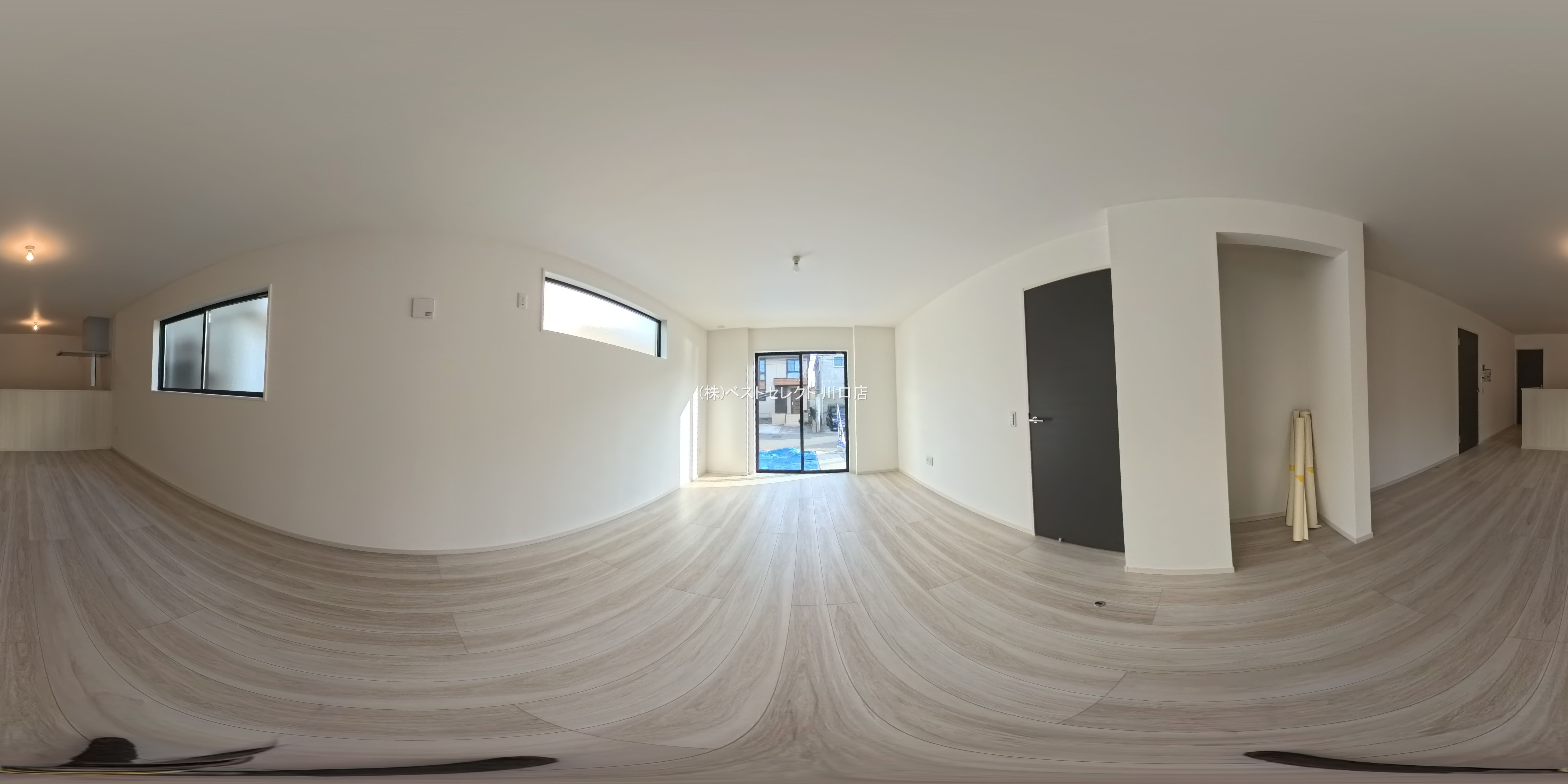 埼玉県川口市戸塚境町の新築戸建てパノラマ（リビング）写真 2025年12月22日撮影