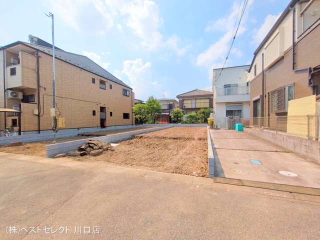 埼玉県川口市戸塚境町の新築戸建て更地・土地写真 2025年7月23日撮影