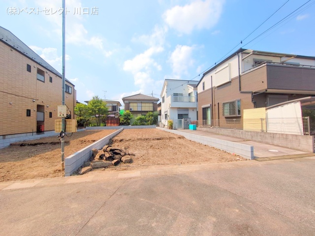 埼玉県川口市戸塚境町の新築戸建て更地・土地写真 2025年7月23日撮影