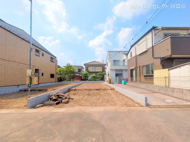 埼玉県川口市戸塚境町の新築戸建て更地・土地写真 2025年7月23日撮影