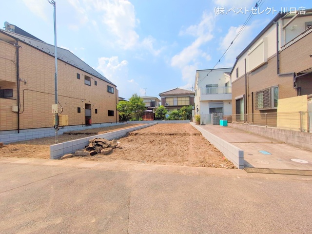 埼玉県川口市戸塚境町の新築戸建て更地・土地写真 2025年7月23日撮影