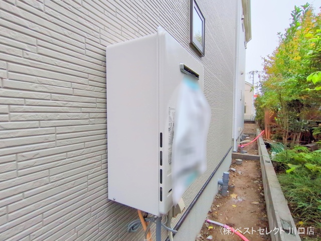 埼玉県川口市戸塚境町の新築戸建て外構写真 2025年10月19日撮影