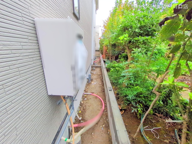 埼玉県川口市戸塚境町の新築戸建て外構写真 2025年10月19日撮影