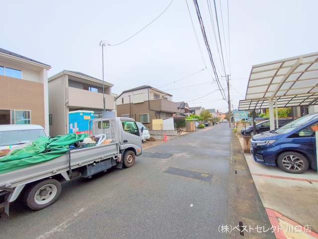 埼玉県川口市戸塚境町の新築戸建て外構写真 2025年10月19日撮影