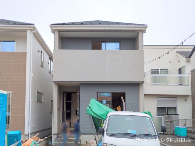 埼玉県川口市戸塚境町の新築戸建て外構写真 2025年10月19日撮影