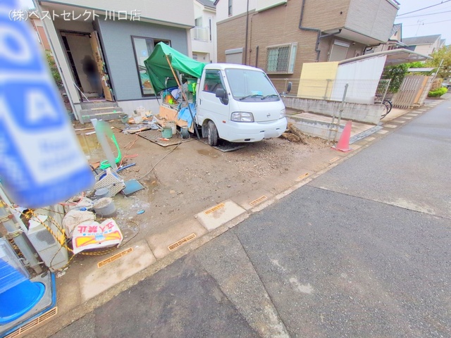 埼玉県川口市戸塚境町の新築戸建て外構写真 2025年10月19日撮影