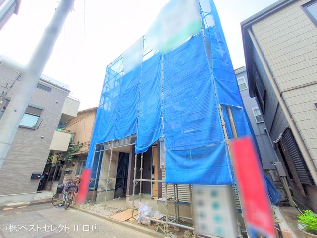 埼玉県川口市青木2丁目の新築戸建て外構写真 2025年8月13日撮影