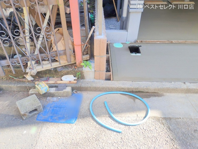 埼玉県川口市青木2丁目の新築戸建て外構写真 2025年9月1日撮影