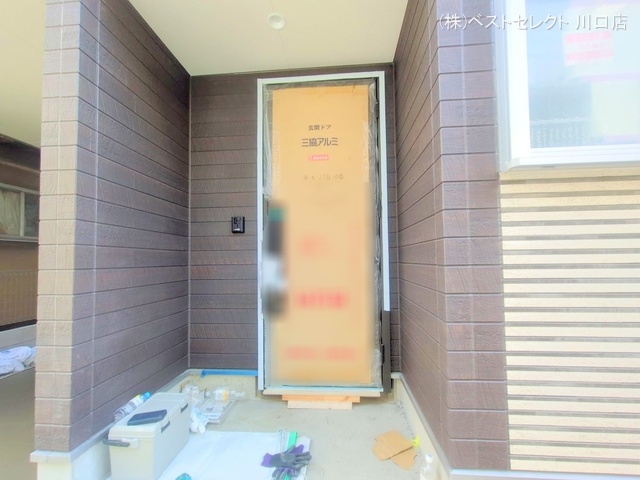 埼玉県川口市青木2丁目の新築戸建て外構写真 2025年9月1日撮影