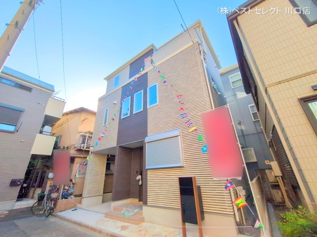 埼玉県川口市青木２丁目-新築戸建ての完成写真