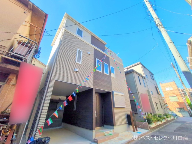 埼玉県川口市青木2丁目の新築戸建て完成写真 2025年9月23日撮影