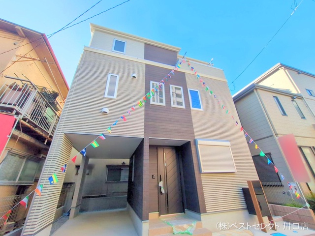 埼玉県川口市青木2丁目の新築戸建て完成写真 2025年9月23日撮影