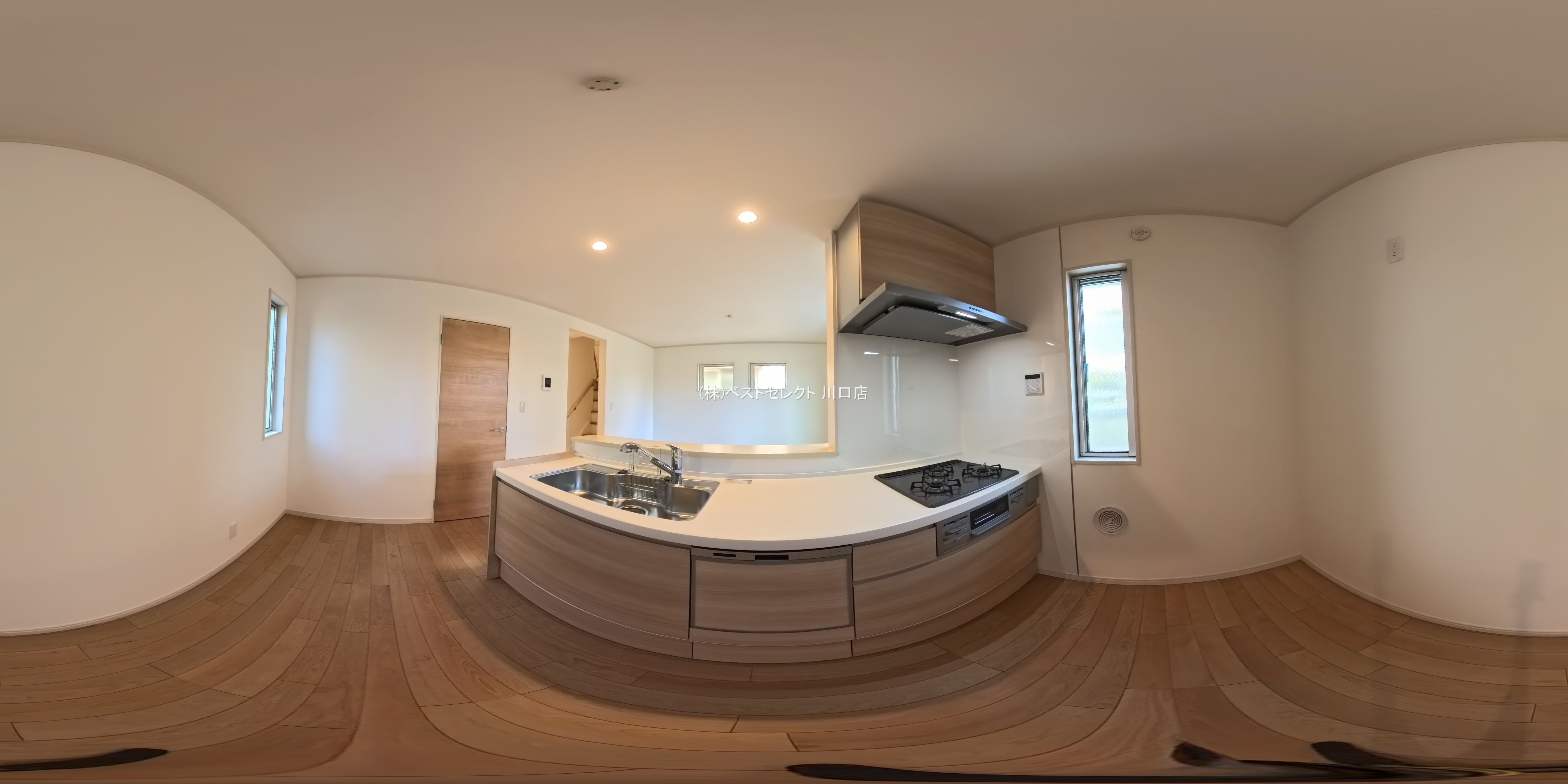 埼玉県川口市元郷４丁目の新築戸建てパノラマ（キッチン）写真 2026年1月26日撮影