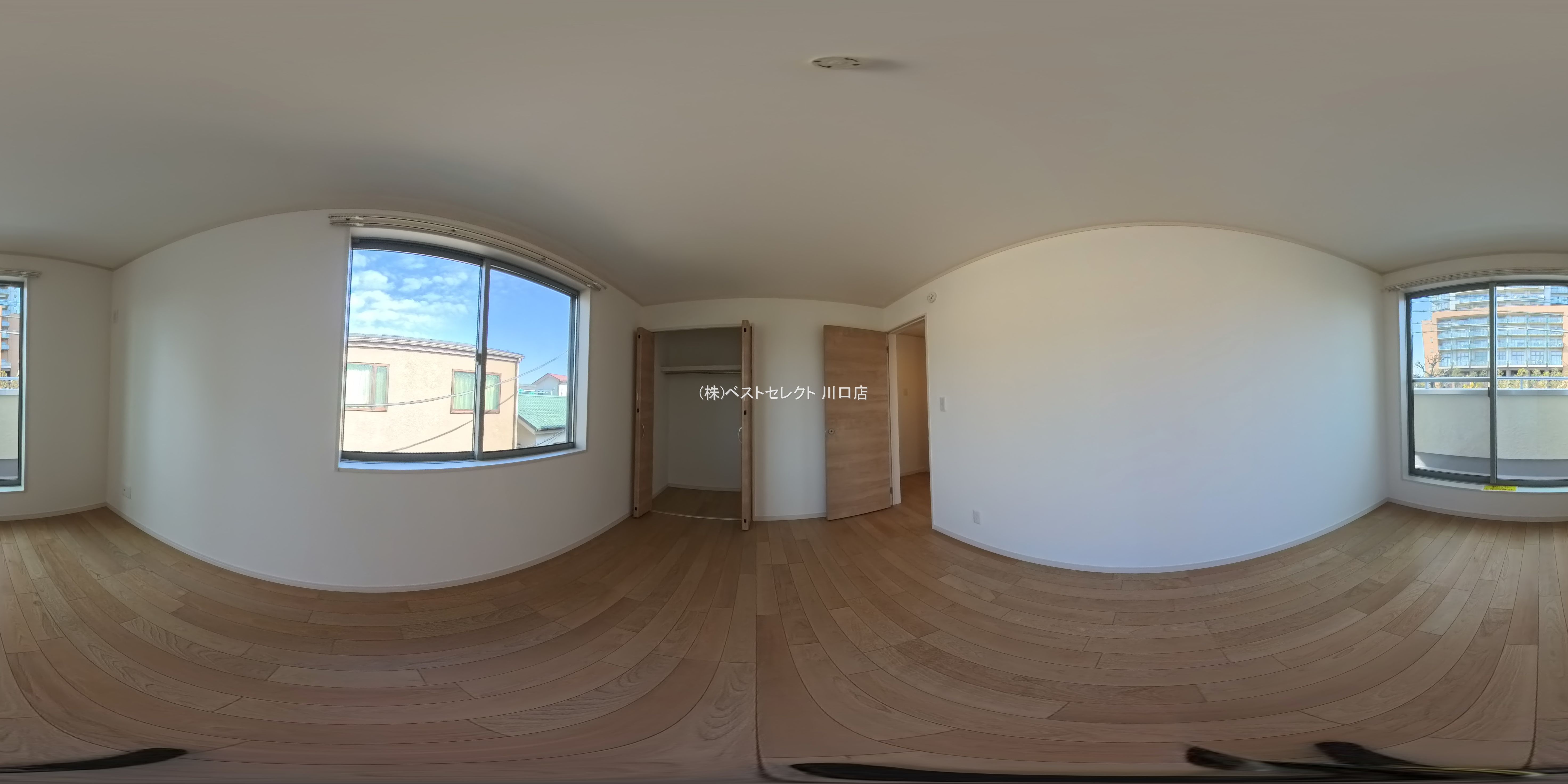 埼玉県川口市元郷４丁目の新築戸建てパノラマ（居室メイン）写真 2026年1月26日撮影