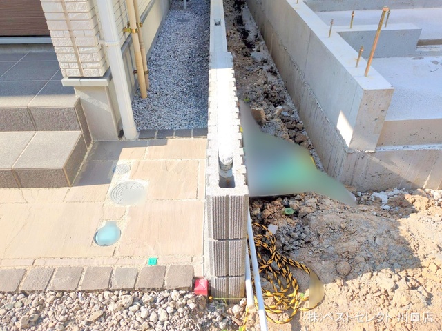 埼玉県川口市元郷４丁目の新築戸建て基礎写真 2025年7月21日撮影