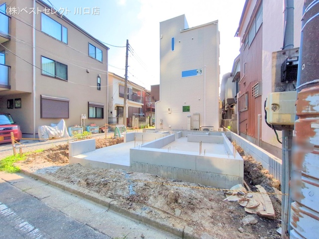 埼玉県川口市元郷４丁目の新築戸建て基礎写真 2025年7月21日撮影