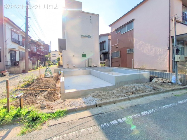 埼玉県川口市元郷４丁目の新築戸建て基礎写真 2025年7月21日撮影
