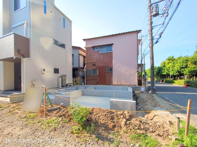 埼玉県川口市元郷４丁目の新築戸建て基礎写真 2025年7月21日撮影